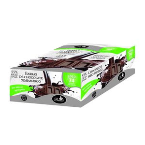 Barra chocolate dietario semi amargo (24 unidades)