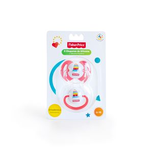 Toys chupete de silicona con tetina para ortodoncia 6-18 meses (2 unidades)