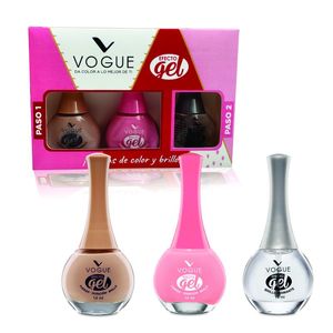 SET FIESTA ESMALTES PARA UnAS GEL (3 UNIDADES)