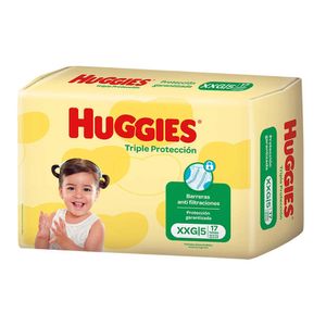 Pañales triple protección talle xxg (17 unidades)