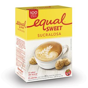 Edulcorante sucralosa caja por 100 sobres