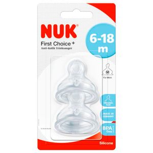 Tetina first choice plus talle 2 (2 unidades)