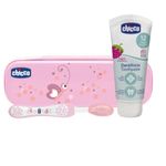 CHICCO-SET-DE-HIGIENE-BUCAL-ROSA