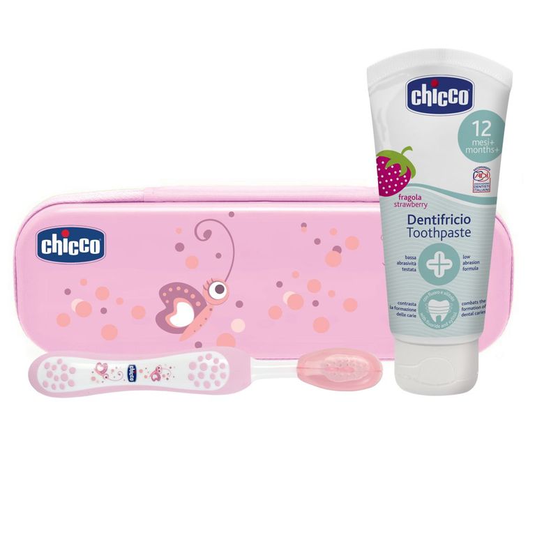 CHICCO-SET-DE-HIGIENE-BUCAL-ROSA