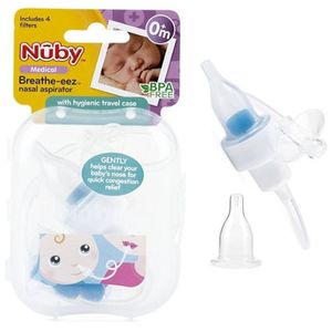 Aspirador nasal con boquilla y filtro
