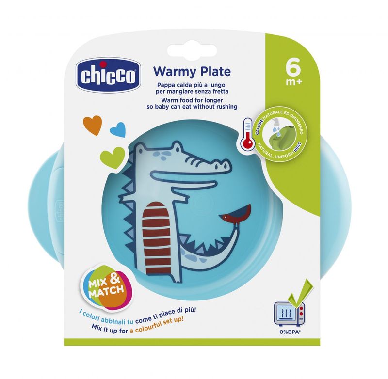 CHICCO-PLATO-TERMICO-CELESTE--6-MESES---