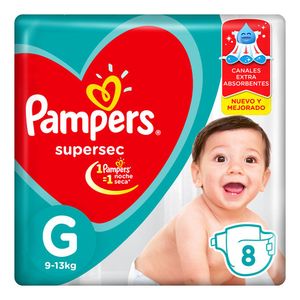 Panales supersec grande 8 unidades