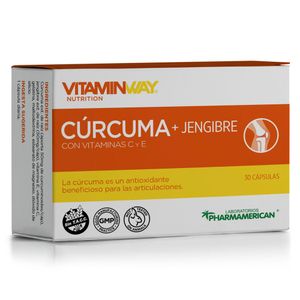 Curcuma y jengibre ((30 cápsulas)