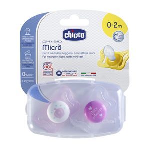 Chupete recien nacido physio micro girl 2 un (0-2 meses)