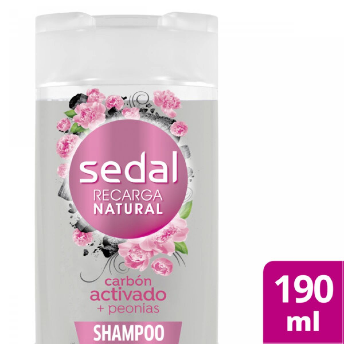 Shampoo carbon y peonias 190 ml
