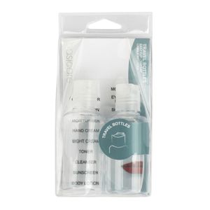 Botellas cosmeticas para viaje (2 unidades)