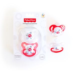 Branded chupete siliconado 6-18meses 2 unid