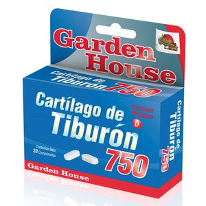 Cartílago de tiburón 750 mg por 30 comprimidos