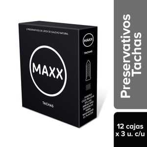 Preservativo tachas (12 cajas de 3 unidades c/u)