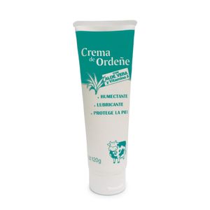 Crema de ordeñe con aloe vera y vitamina a pomo 120 gr
