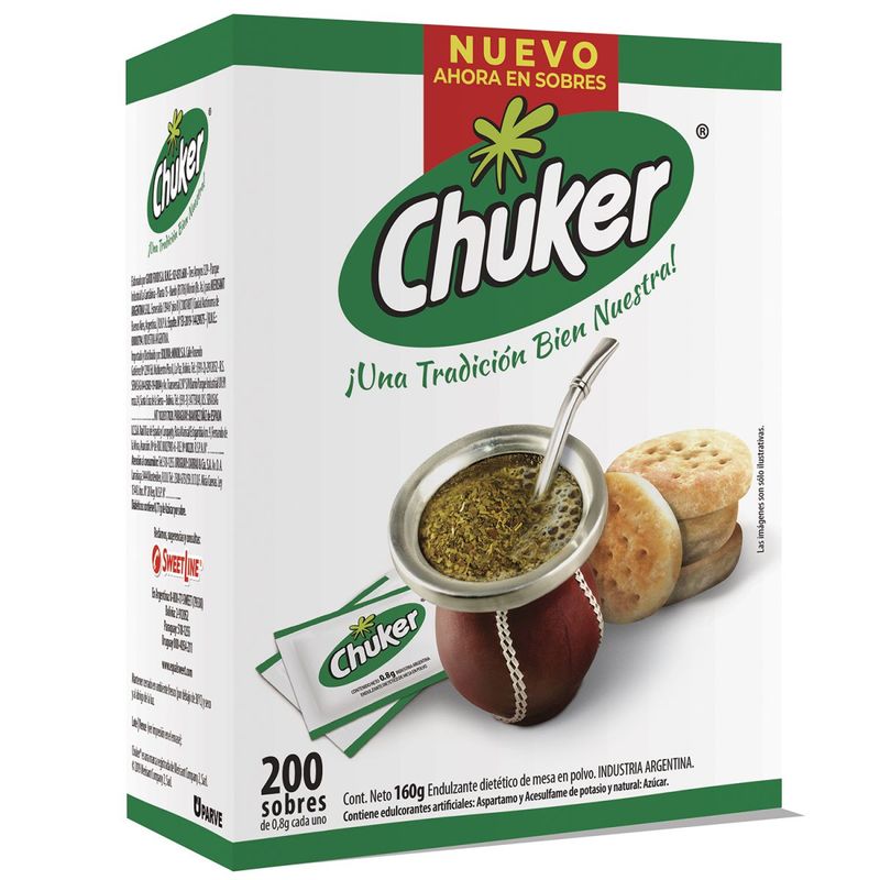 CHUKER-EDULCORANTE-CLASICO-SOBRES-CHUKER-200-UNIDADES