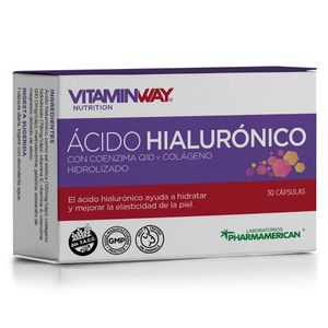 Suplemento dietario acido hialuronico estuche (30 capsulas)