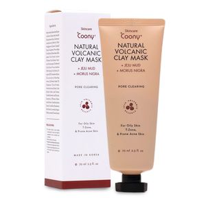 Mascarilla facial natural volcanic clay