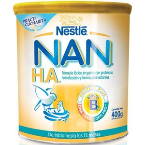 Fórmula láctea nan ha hipoalergenica 400 gr