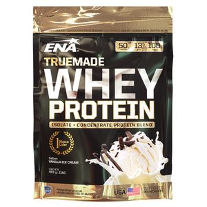 Suplemento deportivo whey protein vanilla ice cream 453 gr