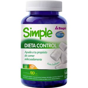Suplemento dietario dieta control chicles (pote 120 gr)
