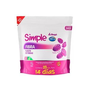 Suplemento dietario fibra (28 pastilla de goma)