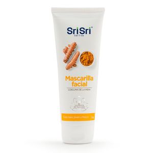 Mascarilla facial con curcuma de la india 150 g