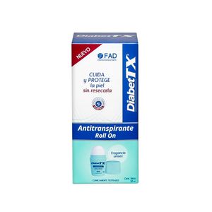 Crema corporal DiabetTX Antitranspirante Roll On 50 ml