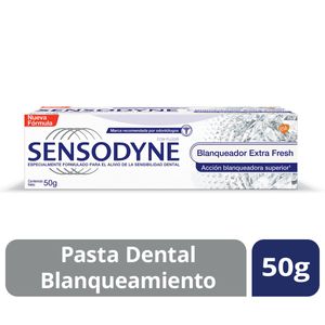Crema dental blanqueador extra fresh para dientes sensibles 50 gr