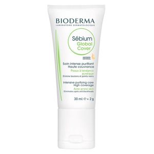 Sebium global cover tratamiento con color piel mixta propensa al acne 30 ml