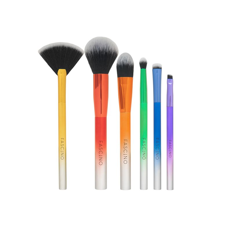 FASCINO-SET-DE-BROCHAS-RAINBOW--6-UNIDADES-
