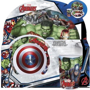 Set desayuno avengers melamina