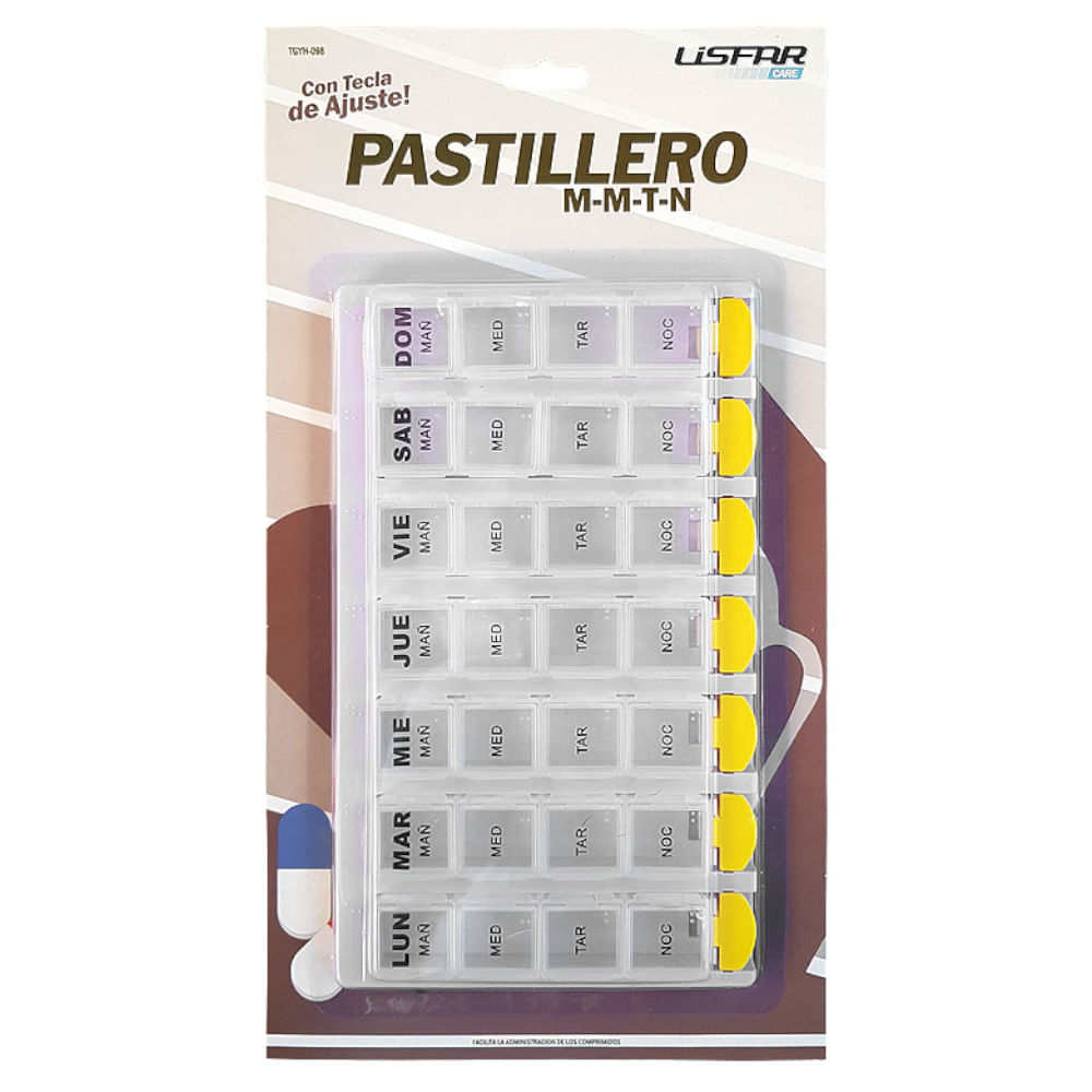 Pastillero Mensual 4 Tomas