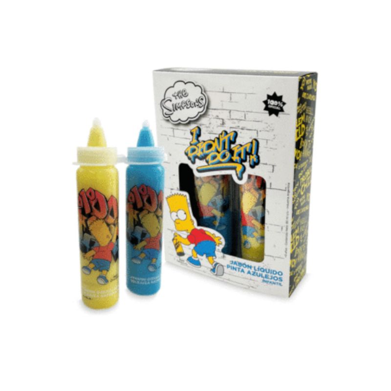 LOS-SIMPSONS-SET-JABON-PINTA-AZULEJOS--2-UNIDADES-