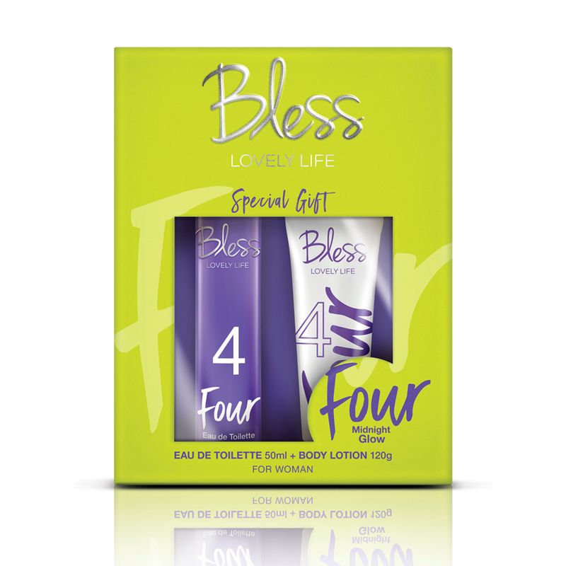 BLESS-SPECIAL-GIFT-FOUR--EDT-50-ML---BODY-LOTION-120-G-
