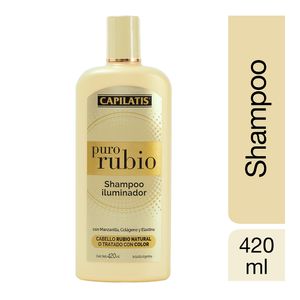 Shampoo iluminador línea puro rubio 420 ml
