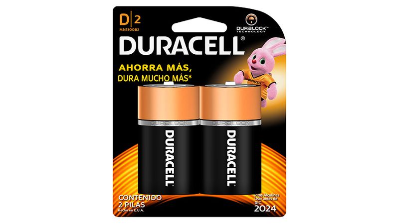 Pila D de Duracell: batería fiable y duradera
