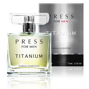 Fragancia press titanium edt for men