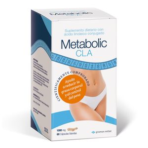 Suplemento dietario metabolic cla (60 capsulas)