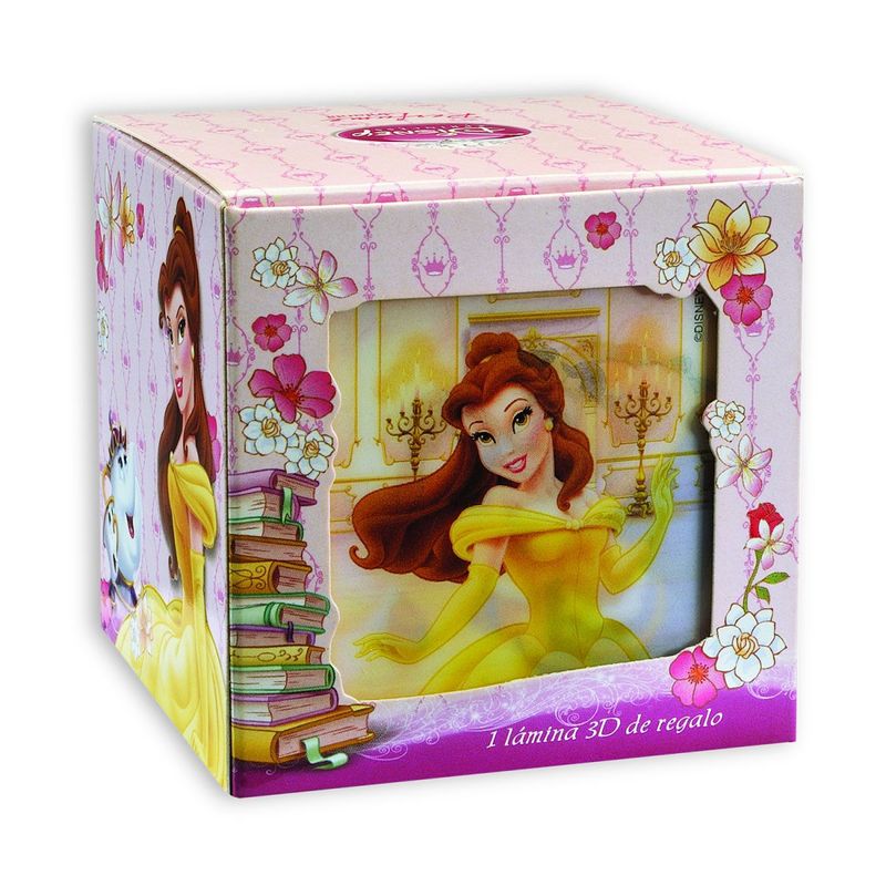 DISNEY-PERFUME-INFANTIL-PRINCESA-BELLA-CON-LAMINA-3D-50-ML