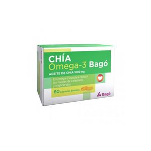 Suplemento dietario chia omega 3 (60 cápsulas)