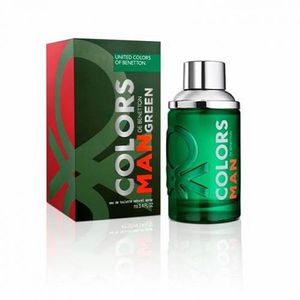 Benetton color green man edt x 60