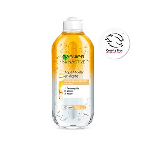 Agua micelar bifásica skin active 400 ml