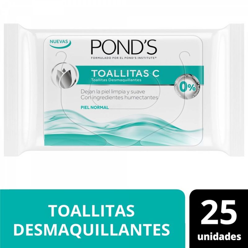 PONDS-TOALLITAS-DESMAQUILLANTES-ORIGINAL-25-UNIDADES
