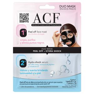 Mascara facial duo peel off + serum