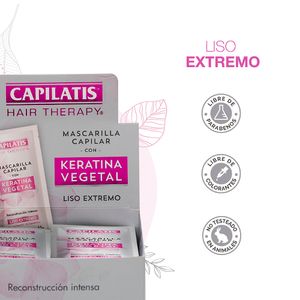 Mascarilla capilar con keratina vegetal (24 unidades)