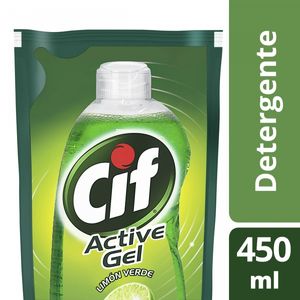 Detergente active gel limon verde doypack 450 ml