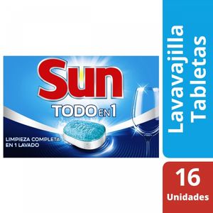 Tabletas lavavajillas 3en1 16 unid