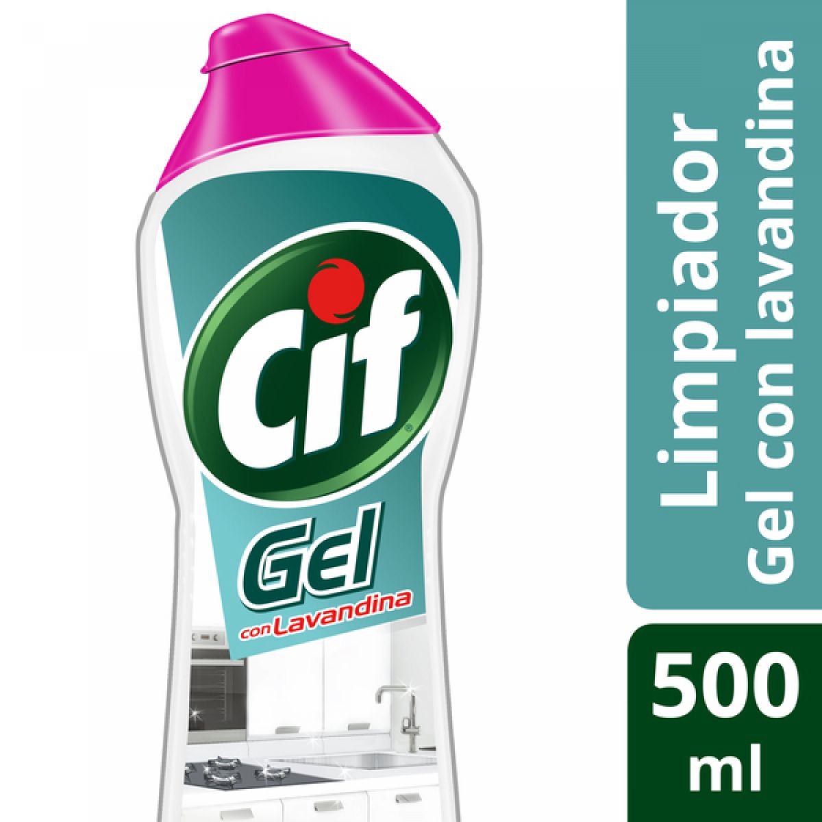 Gel limpiador de inodoro extrafuerte de HG botella 500 ml