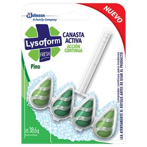 Limpiador inodoro canasta solida pino